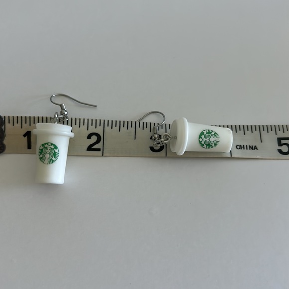 Starbucks Coffee Lovers Fashion Earrings - Picture 8 of 9